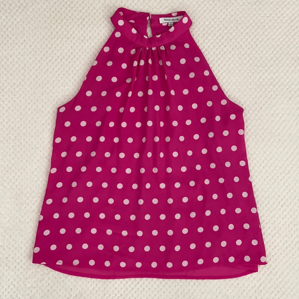 Rose & Olive Sleeveless Top